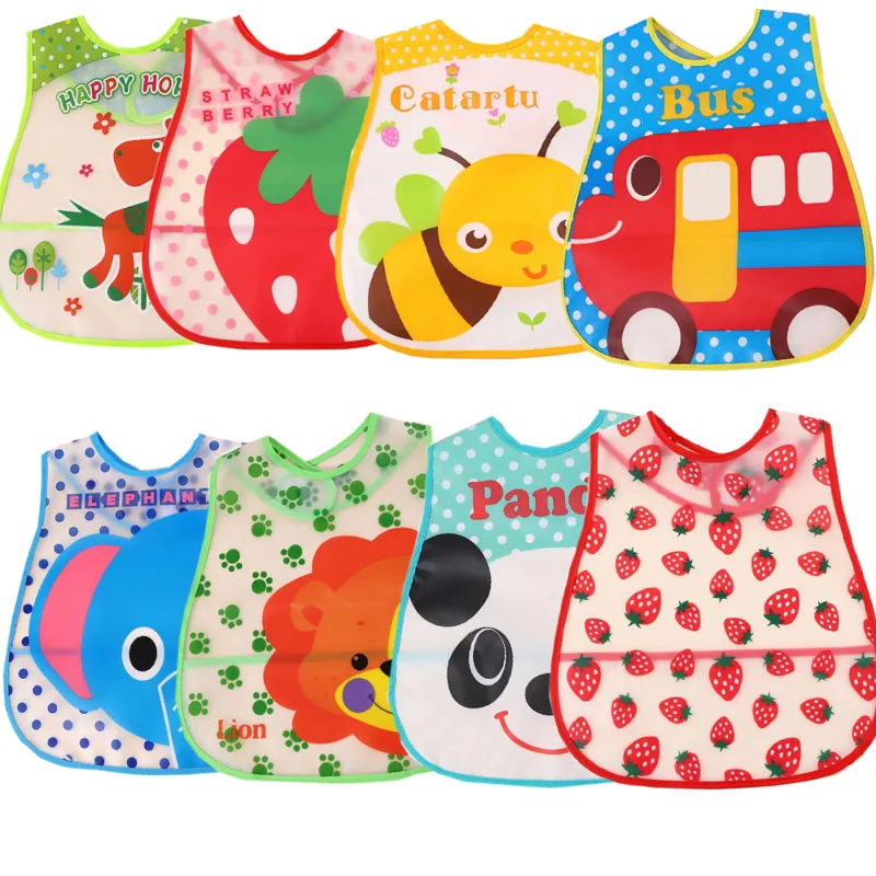 Baby Products Website - Cartoon Baby Slabbetjes Waterdichte pasgeboren voedingsdoekjes