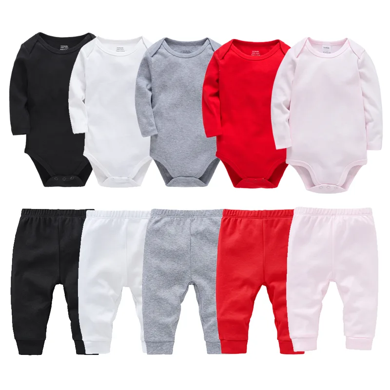 Baby Products Website - 2-delige set 100% katoenen baby rompertjes