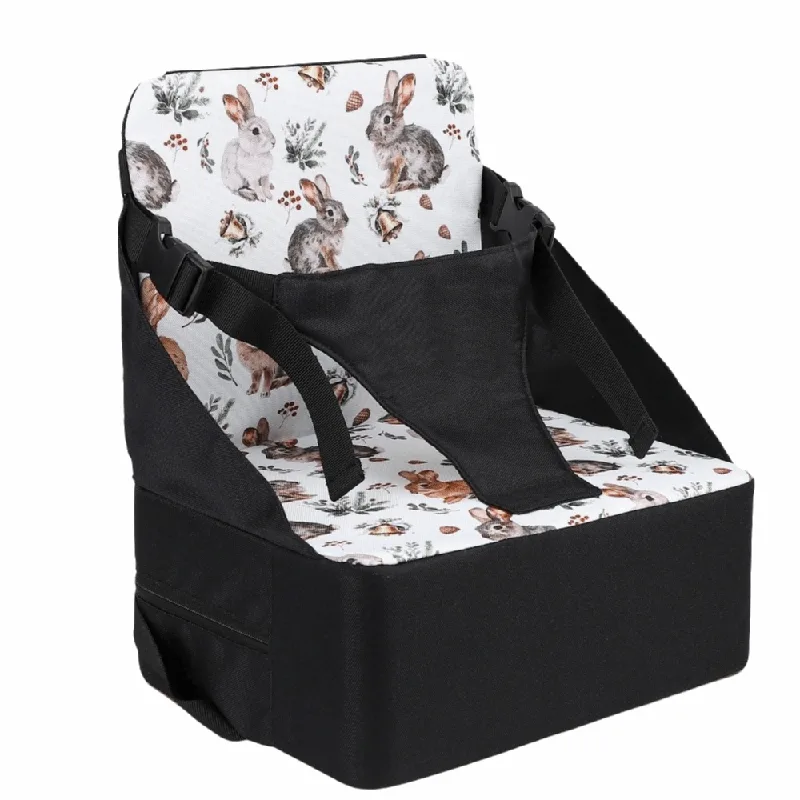 Baby High Chair Booster - Cartoon bedrukte kinderstoelmat Opvouwbaar Gemakkelijk schoon