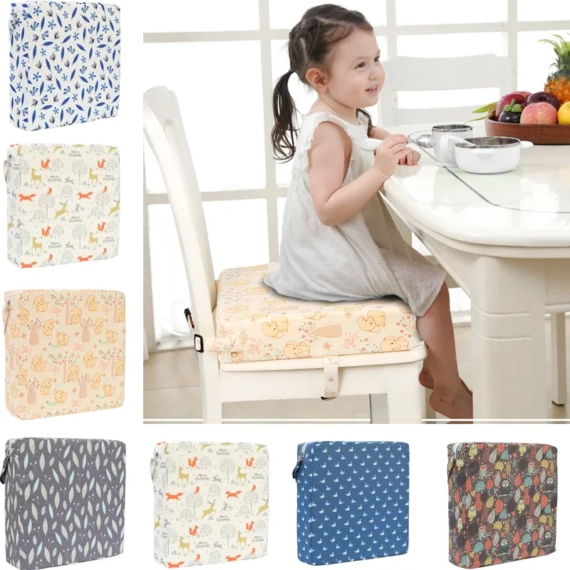 Baby High Chair Booster - Baby Eetkussen Kinderen Verhoogd Stoelkussen Verstelbaar