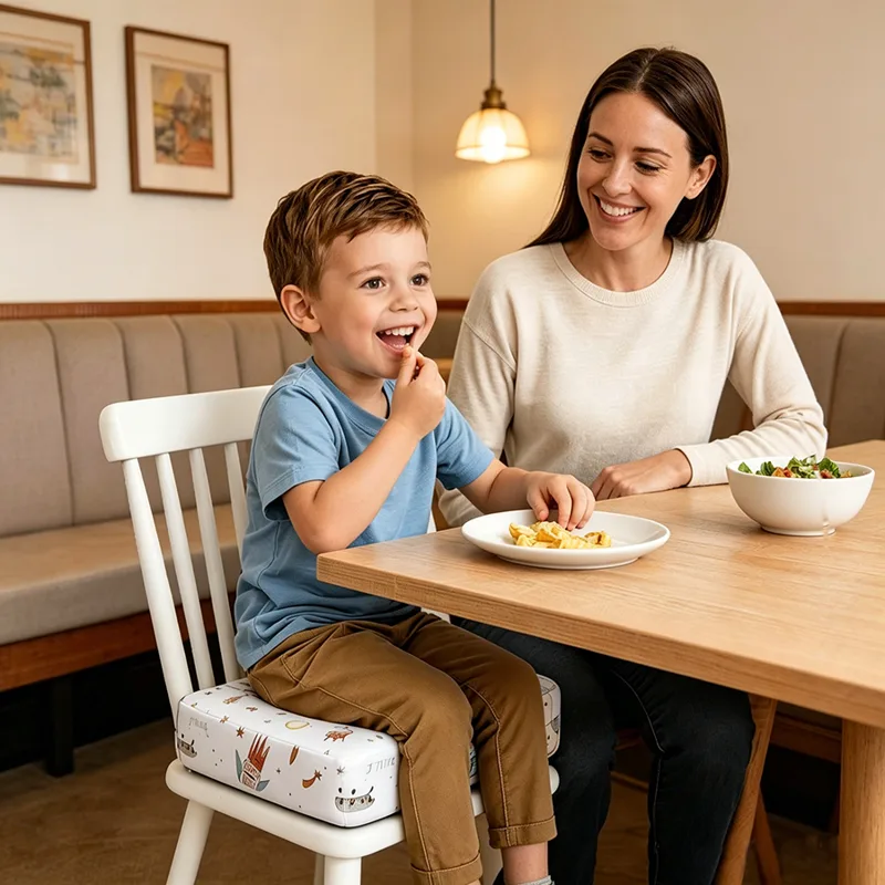 1Pc Draagbare kinderstoelverho - Baby High Chair Booster recensie en prijs