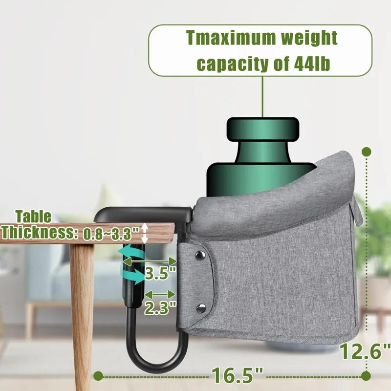 Opklapbare stoel Opvouwbare pl - Baby High Chair Booster recensie en prijs