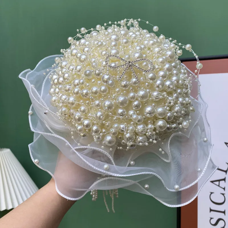 Bruidsboeket parel kristal dia - Baby Products Photoshoot recensie en prijs