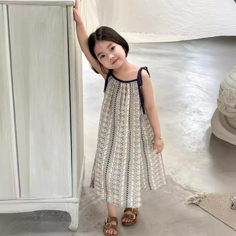 Meisjes Casual Jurken Zomer Ni - Baby Products Korea recensie en prijs