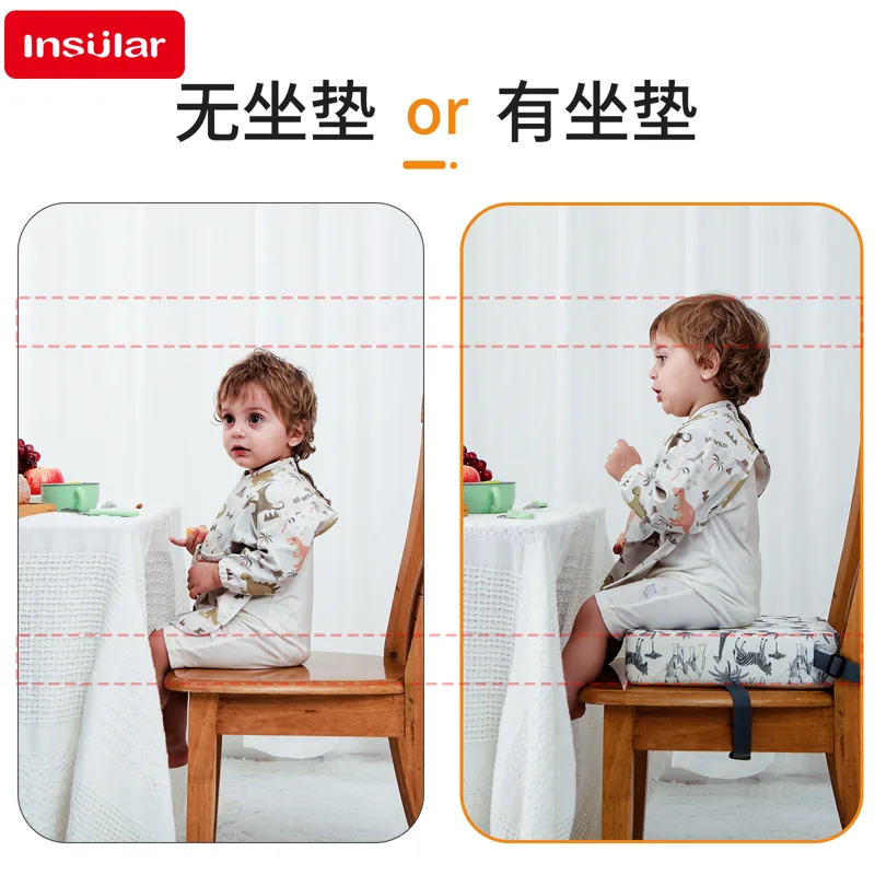 INSULAR kinderzitkussen, draag - Baby High Chair Booster recensie en prijs