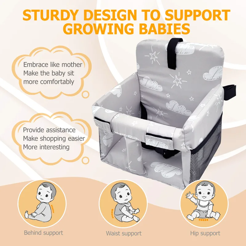 Hoes voor winkelwagens voor ba - Baby High Chair Booster recensie en prijs