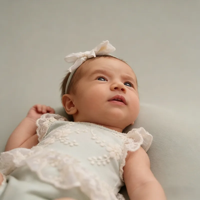 Grillige pasgeboren babymeisje - Baby Products Website recensie en prijs